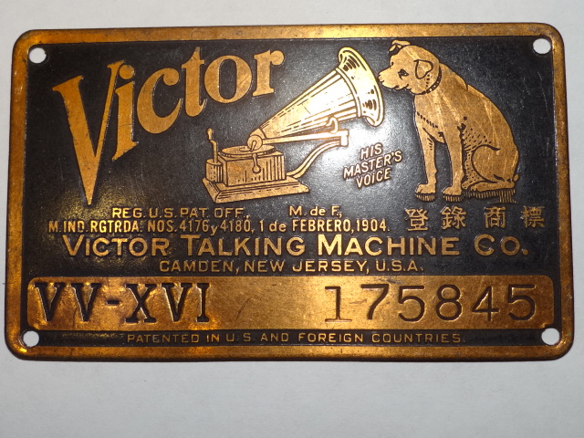 Antique Restoration Hardware, Phonograph Label
