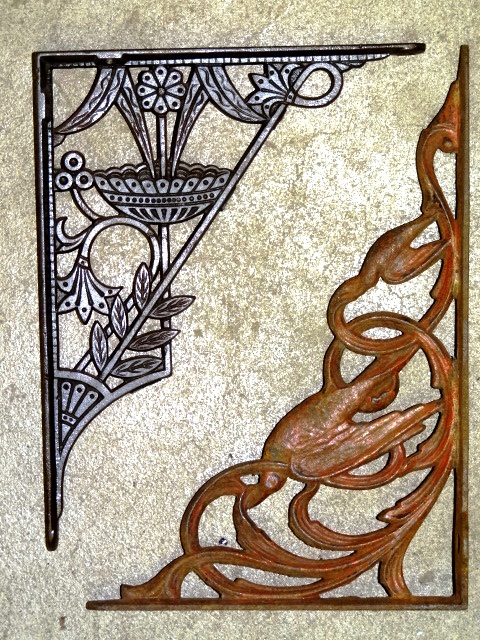  Antique Restoration Hardware, Shelf Bracket