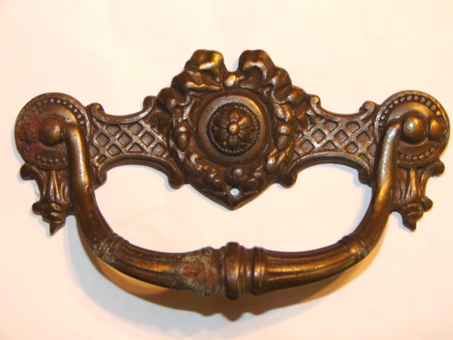 Antique hardware, desk escutcheons