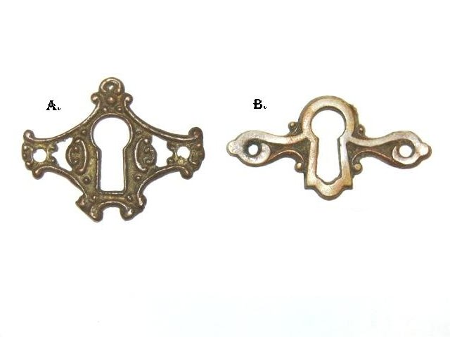 ANTIQUE RESTORATION HARDWARE AT ROBINSONS ANTIQUES ESCUTCHEONS