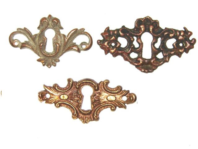 ANTIQUE RESTORATION HARDWARE AT ROBINSONS ANTIQUES ESCUTCHEONS