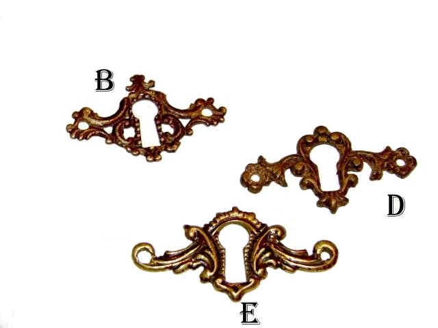 ANTIQUE RESTORATION HARDWARE AT ROBINSONS ANTIQUES ESCUTCHEONS