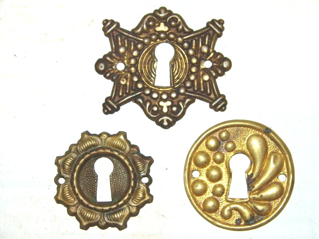 Antique Stamped Escutcheons