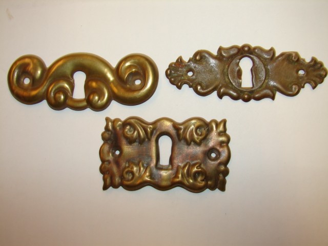 Antique Stamped Escutcheons