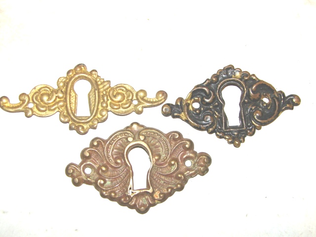 Antique Stamped Escutcheons