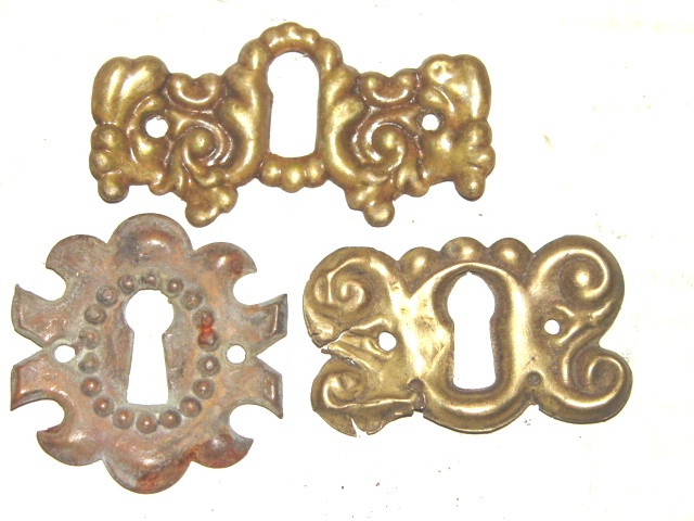 Antique Stamped Escutcheons