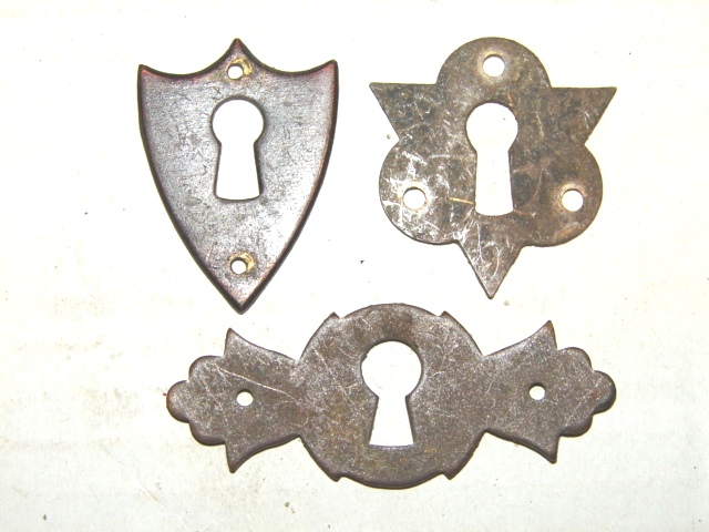 Antique Stamped Escutcheons