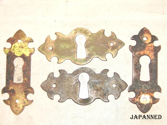 Antique Stamped Escutcheons