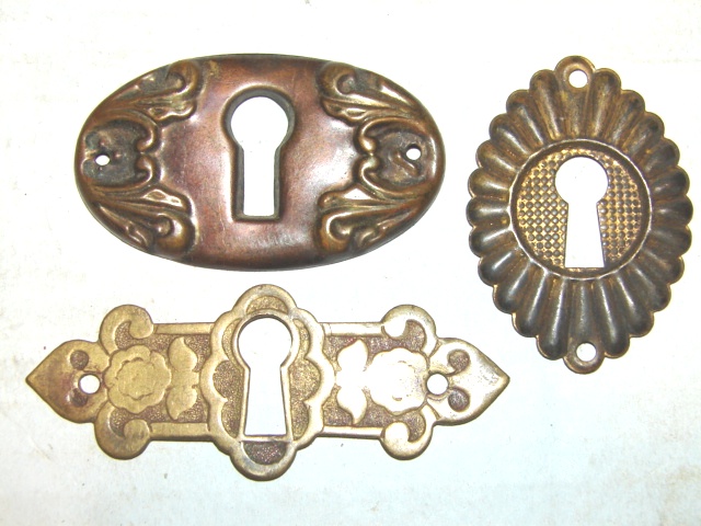 Antique Stamped Escutcheons