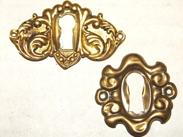Antique Stamped Escutcheons