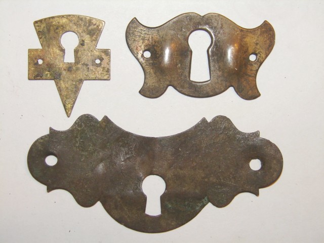 Antique Stamped Escutcheons