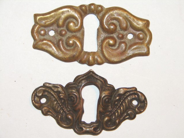Antique Stamped Escutcheons