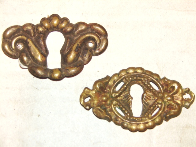 Antique Stamped Escutcheons
