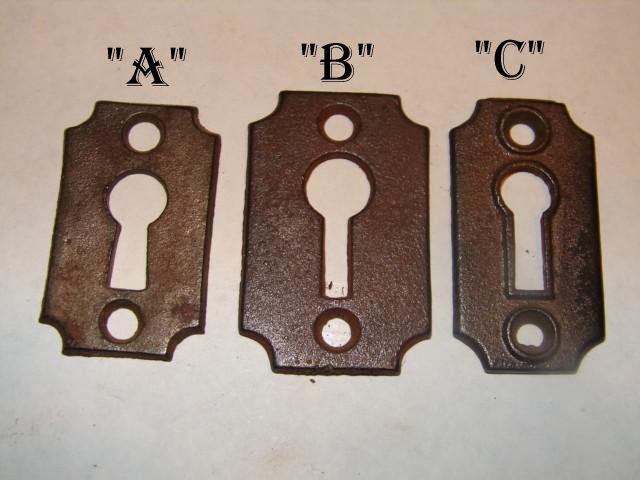 ANTIQUE RESTORATION HARDWARE AT ROBINSONS ANTIQUES ESCUTCHEONS