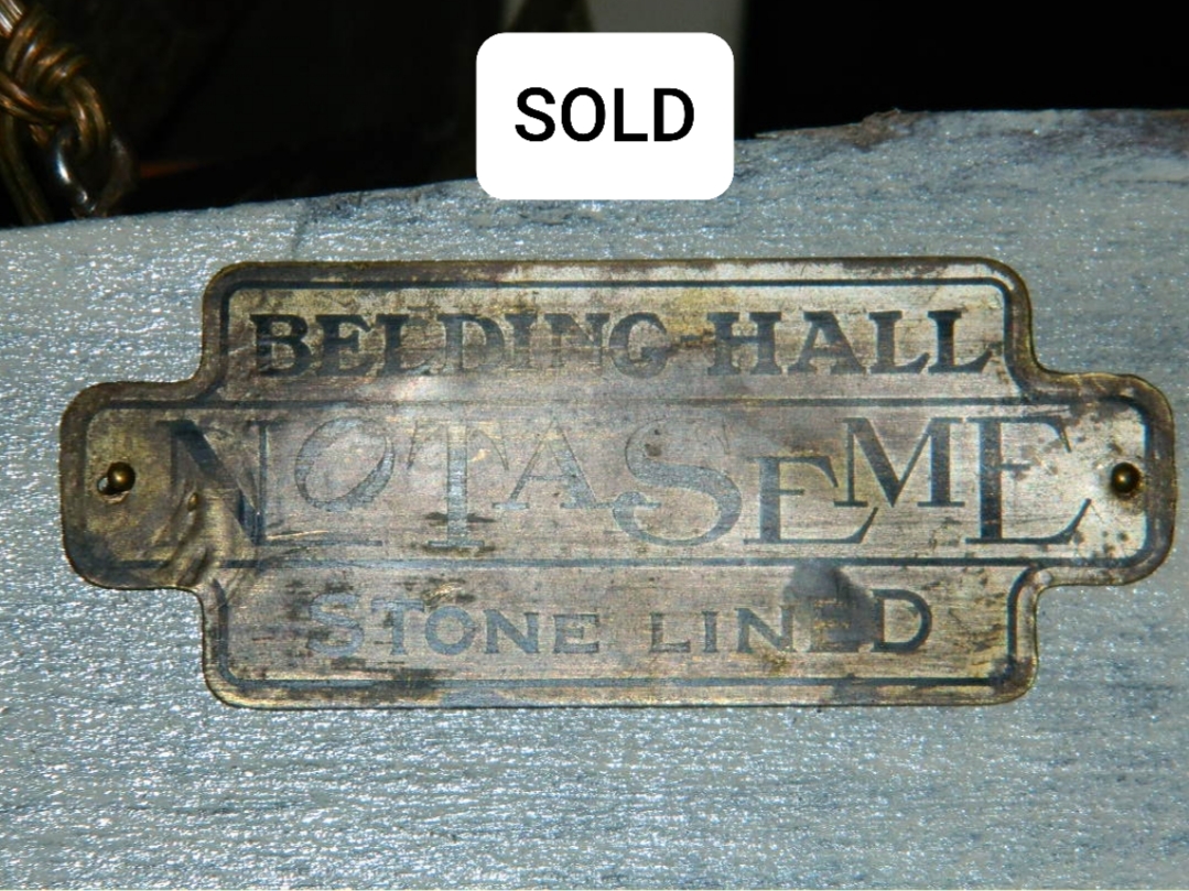  Antique Restoration Hardware, Ice Box Label