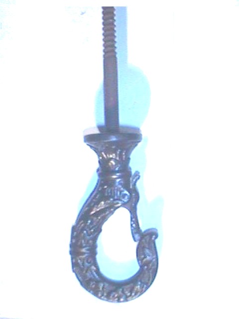  Antique Restoration Hardware, Kerosene Lamp and Plant Hanging Hooks