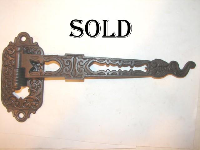  Antique Restoration Hardware, Kerosene Lamp and Plant Hanging Hooks