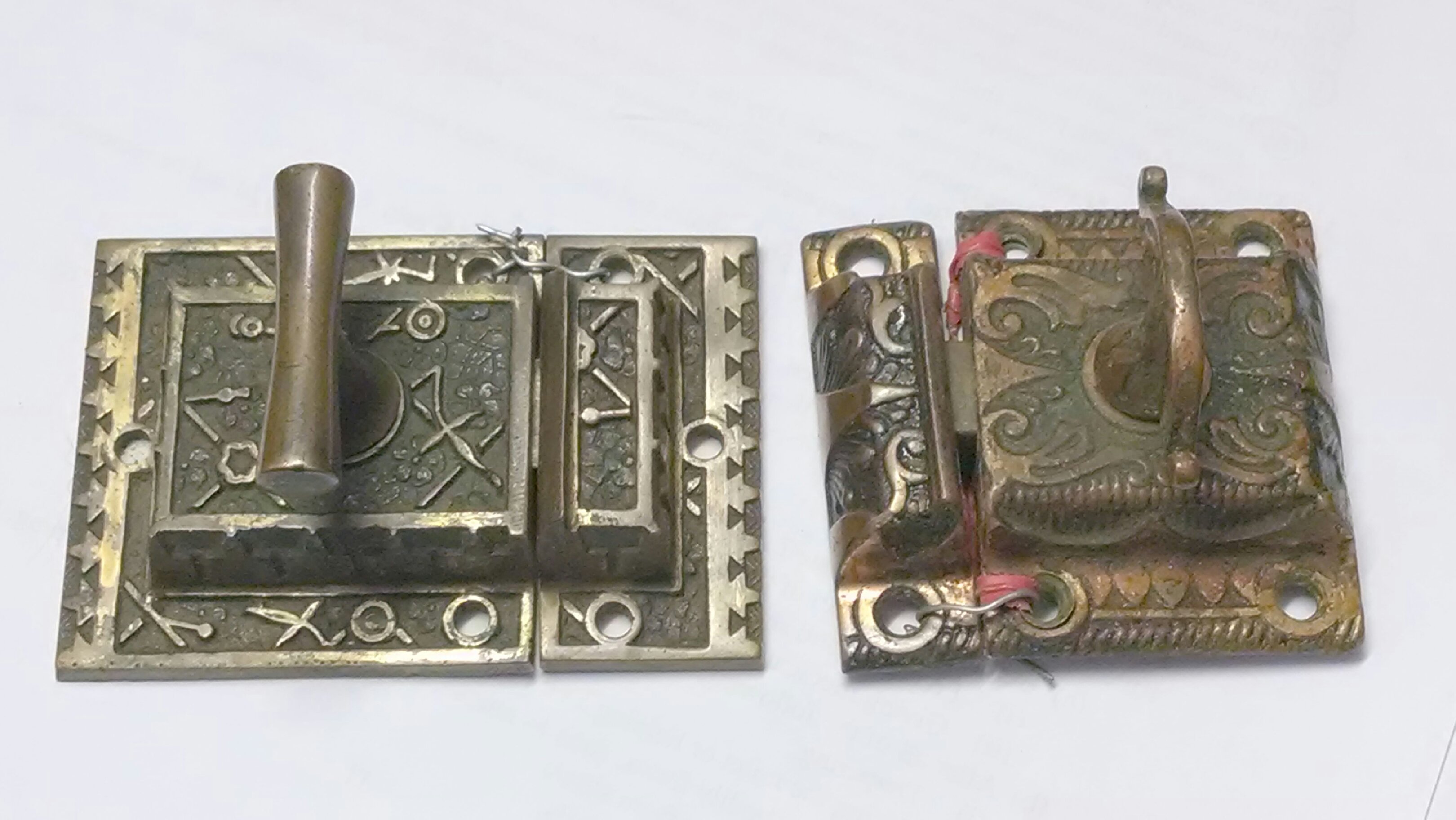 Antique Hardware, Restoration Hardware, Cupboard Latch