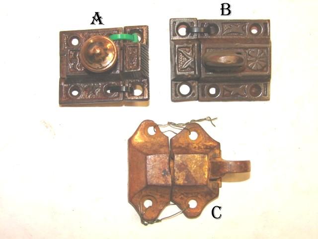Antique Hardware, Restoration Hardware, Cupboard Latch